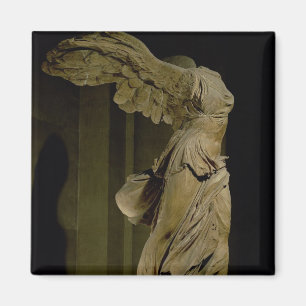 Imã A vitória de Samothrace (mármore de Parian) (vej