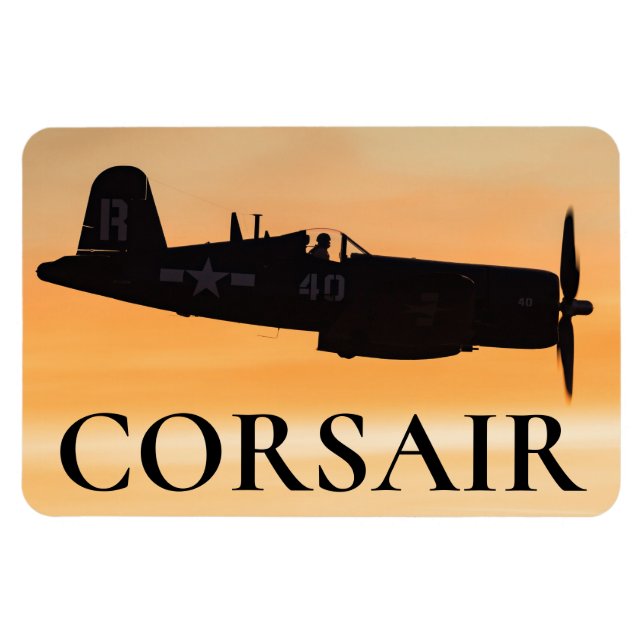 Ímã A Vought F4U Corsair Fighter (Horizontal)