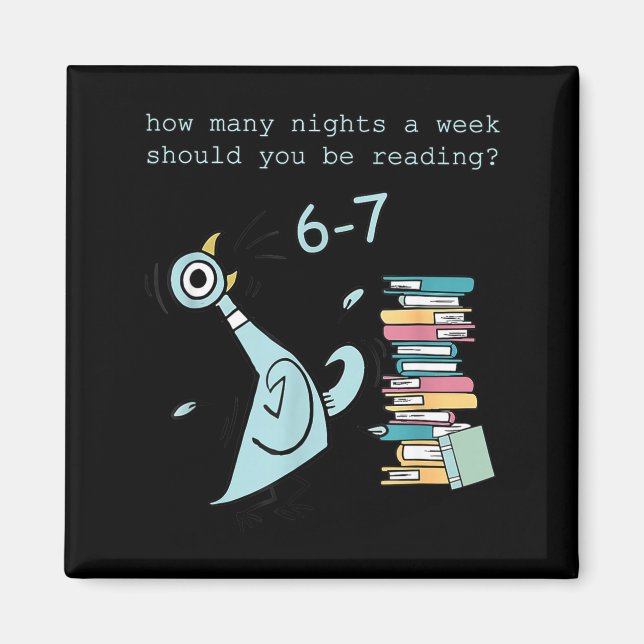 Imã A Week Should You Be Reading 67 Teacher  (Frente)