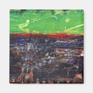 Imã "A Year In Country" Abstrato