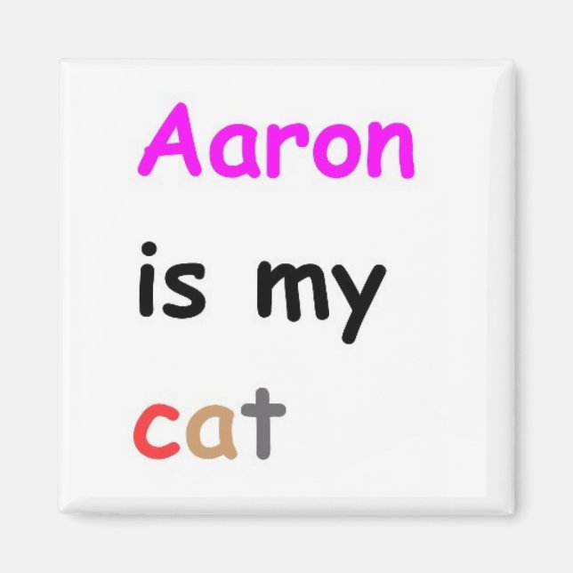 Imã Aaron é meu gato (Frente)