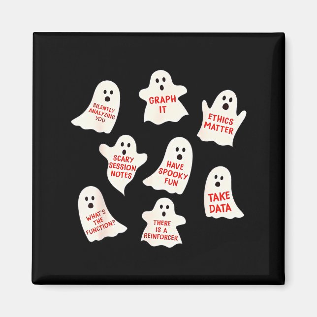 Imã Aba Halloween Behavior Fall Applied Behavior Ysis  (Frente)