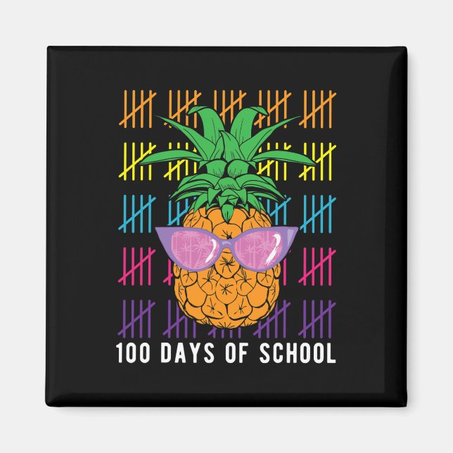 Imã Abacaxi 100 Dias De Professora E Estudante G (Frente)