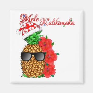 Imã Abacaxi do Natal de Mele Kalikimaka