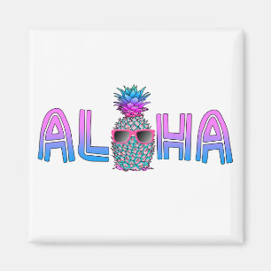 Imã Abacaxi Legal tropical Aloha