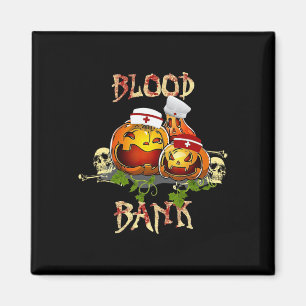 Imã Abaixar Abóbora Sangue Nk Halloween Cientista Medi