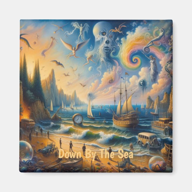 Imã Abaixo pelo Mar: Uma paisagem do Sonho Costeiro Su (Frente)