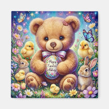 ABBEY ~ Easter Teddy ~  Ímã