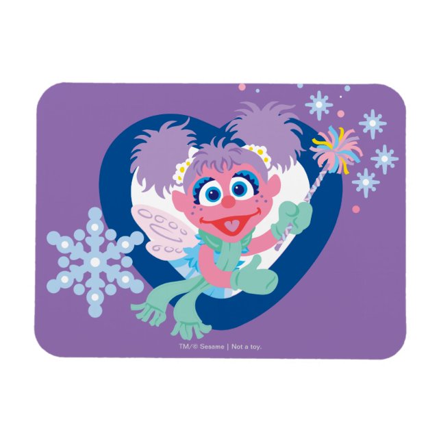 Ímã Abby Cadabby Snowflake (Horizontal)