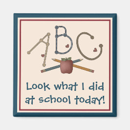 Imã ABC - Veja o que eu fiz na escola hoje