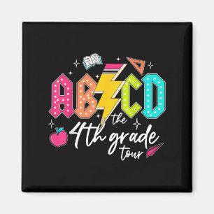 Imã Abcd The 4th Grade Tour Pencil Lightning Rock Boys