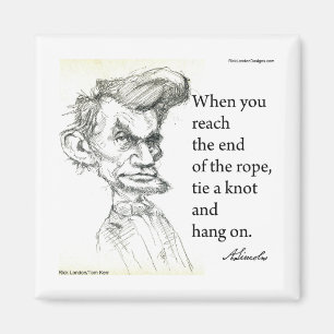 Imã Abe Lincoln & "Segure Firme" Citação Famosa