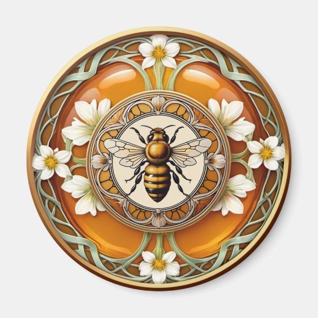 Imã Abeille Art Nouveau (Frente)