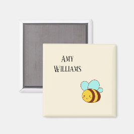 Imã Abeira personalizada fofa 