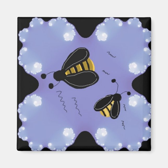 Imã Abejas Carpinteras (Frente)