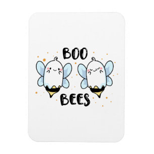 Ímã Abejas Fantasmas Lindas - Halloween Divertido em b