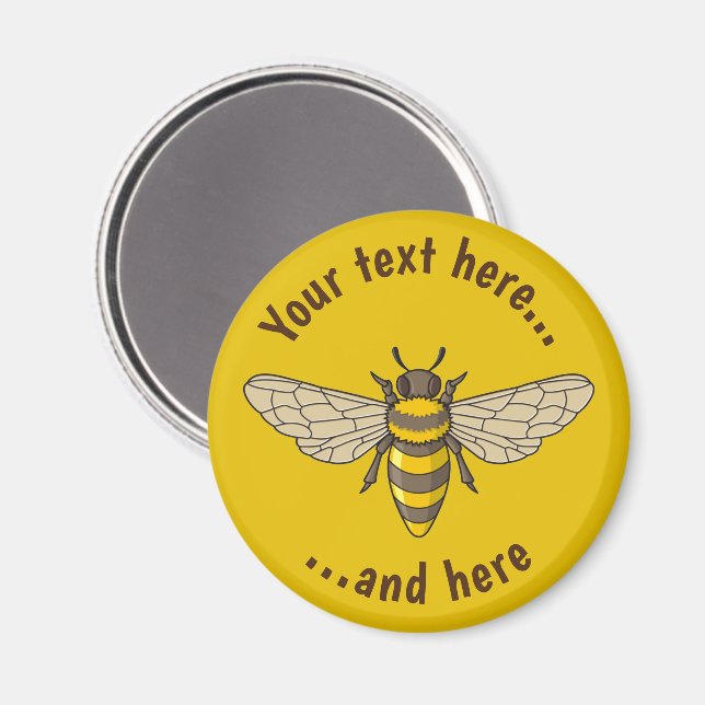 Imã Abelha (Front/Back)