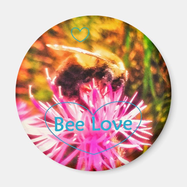 IMÃ ABELHA AMOR ORIBRIGHT MAGNET (Frente)