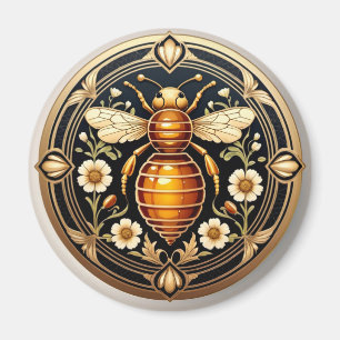 Imã Abelha Art Nouveau