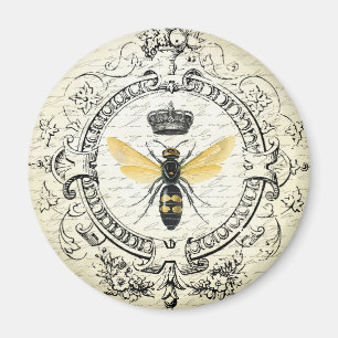 Imã Abelha de rainha francesa do vintage moderno