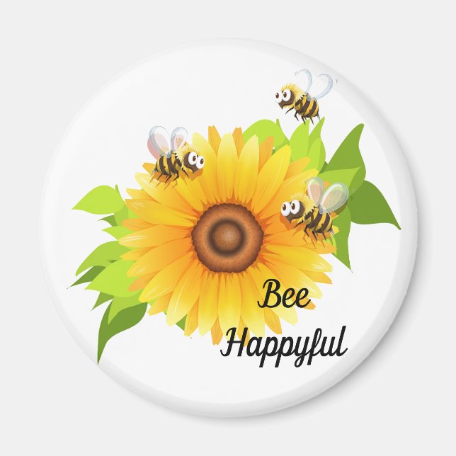 Imã Abelha Happyful Magnet (Frente)