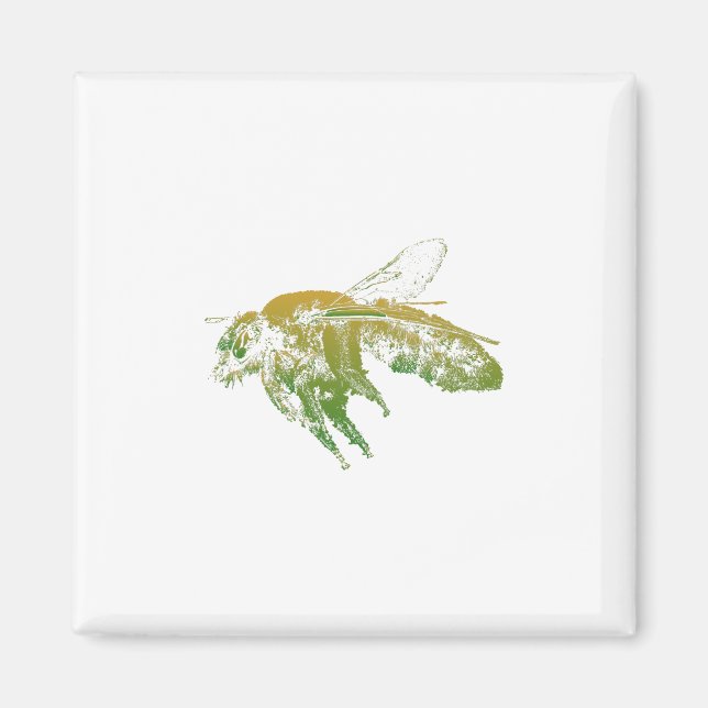 Imã Abelha inseta beige (Frente)