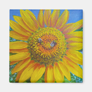 Imã Abelhas de girassol