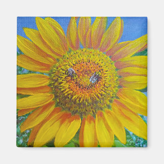 Imã Abelhas de girassol