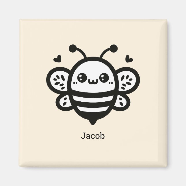 Imã Abelhas de Mel Doce - Arte da Linha de Enfermeiro  (Frente)