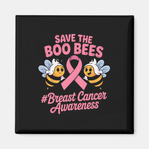 Imã Abelhas Engraçadas Fantasmas Boo Cancer Sensibiliz