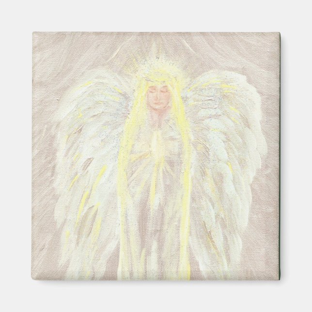 Imã Abençoado Anjo da Luz Ouro (Frente)