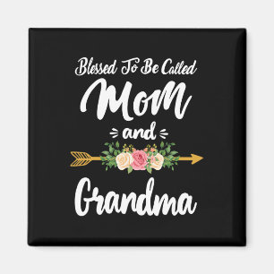 Imã Abençoado Seja Chamado Mãe E Vovó Mãe Floral