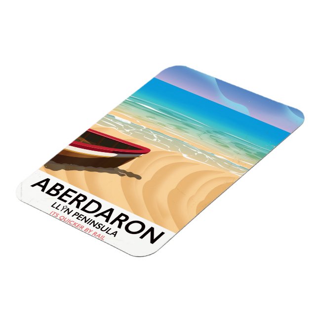 Ímã Aberdaron, Península de Llŷn cartaz à beira-mar Pa (Left Side)