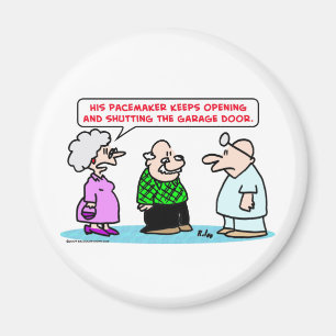 Imã aberto da porta da garagem do pacemaker fechado