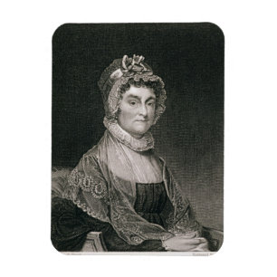 Ímã Abigail Adams, gravado por G.F. Tempestade