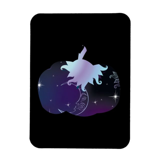 Ímã Abóbora Azul Escuro (Vertical)