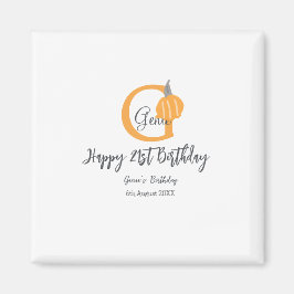 Imã Abóbora-de-laranja no outono 21 rua cinza queda pa