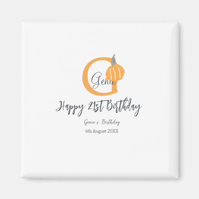 Imã Abóbora-de-laranja no outono 21 rua cinza queda pa (Frente)