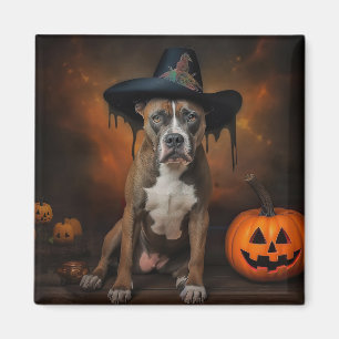 Imã Abóboras assustadoras de Halloween Staffordshire a