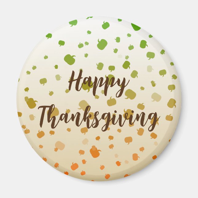 Imã Abóboras de Ação de Graças (Frente)