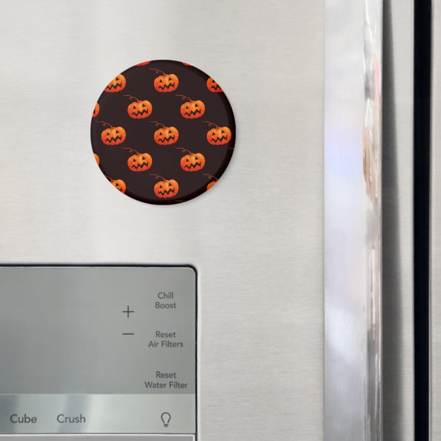 Imã Abóboras de Halloween, Abóboras Laranjas Doces ou  (In Situ (Fridge))