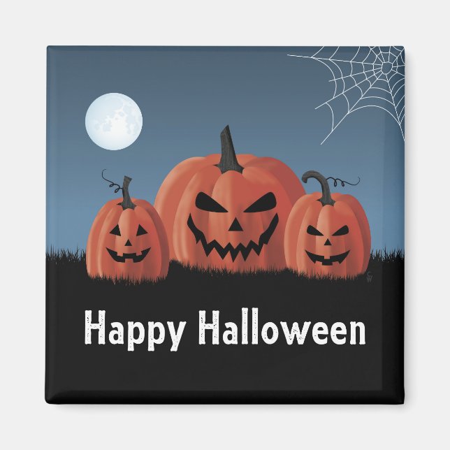 Imã Abóboras Halloween (Frente)