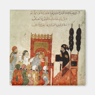 Imã Abou Zayd que preaching na mesquita