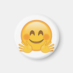 Imã Abraçando a cara - Emoji