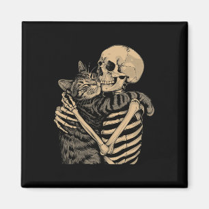 Imã Abraçando o Pai da mãe do gato do Dia das Bruxas