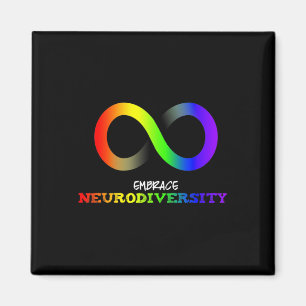 Imã Abraçar a Neurodiversidade Autismo Asd Tdah Arco-í