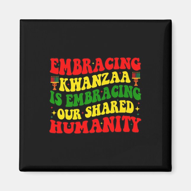 Imã Abraçar Kwanzaa É Nossa Humanidade Compartilhada Á (Frente)