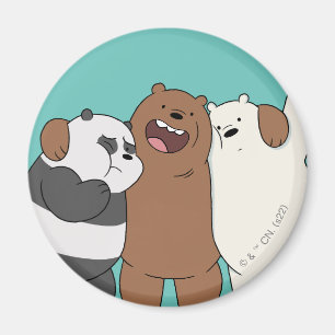 Imã Abraço do Grupo Bare Bears
