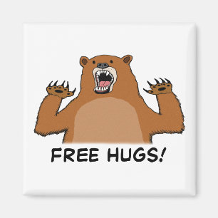 Imã Abraços de urso livres engraçados