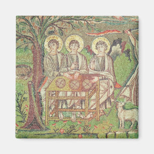 Imã Abraham com os anjos (mosaico)